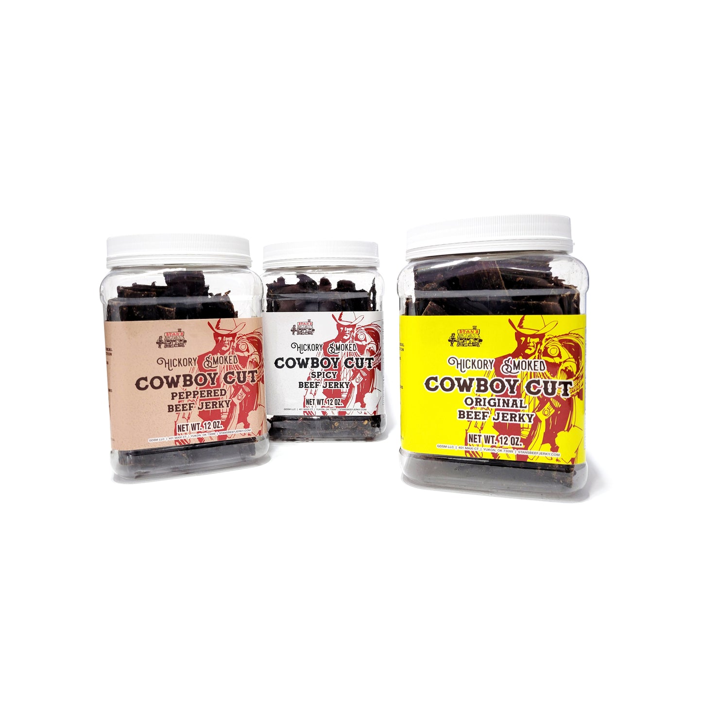 Stan's Cowboy Cut Beef Jerky - 12oz Original
