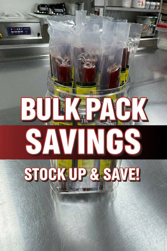 Stan's Beef Snack Stick BULK - 20 Pack - 1oz Jalapeño