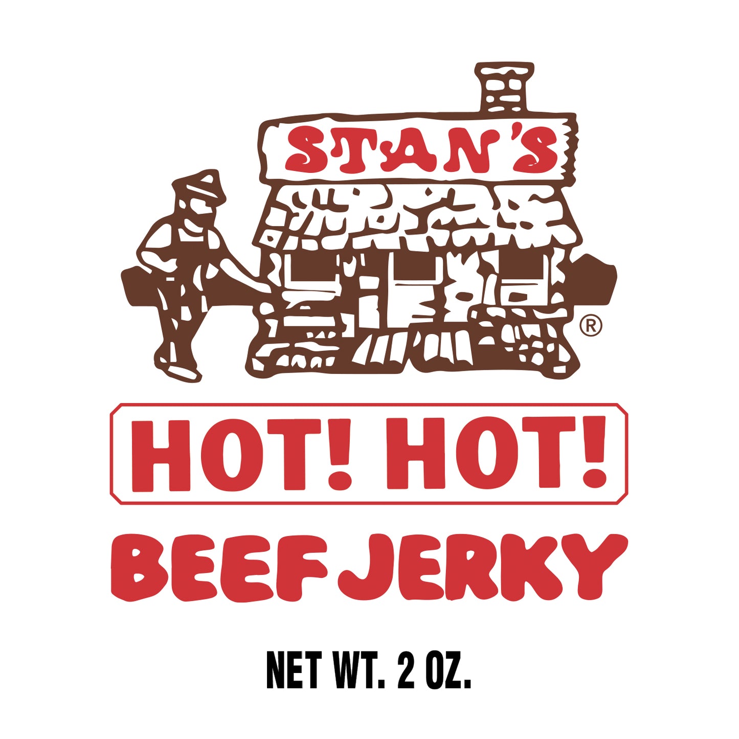 Stan's Beef Jerky - 2oz Hot Hot!