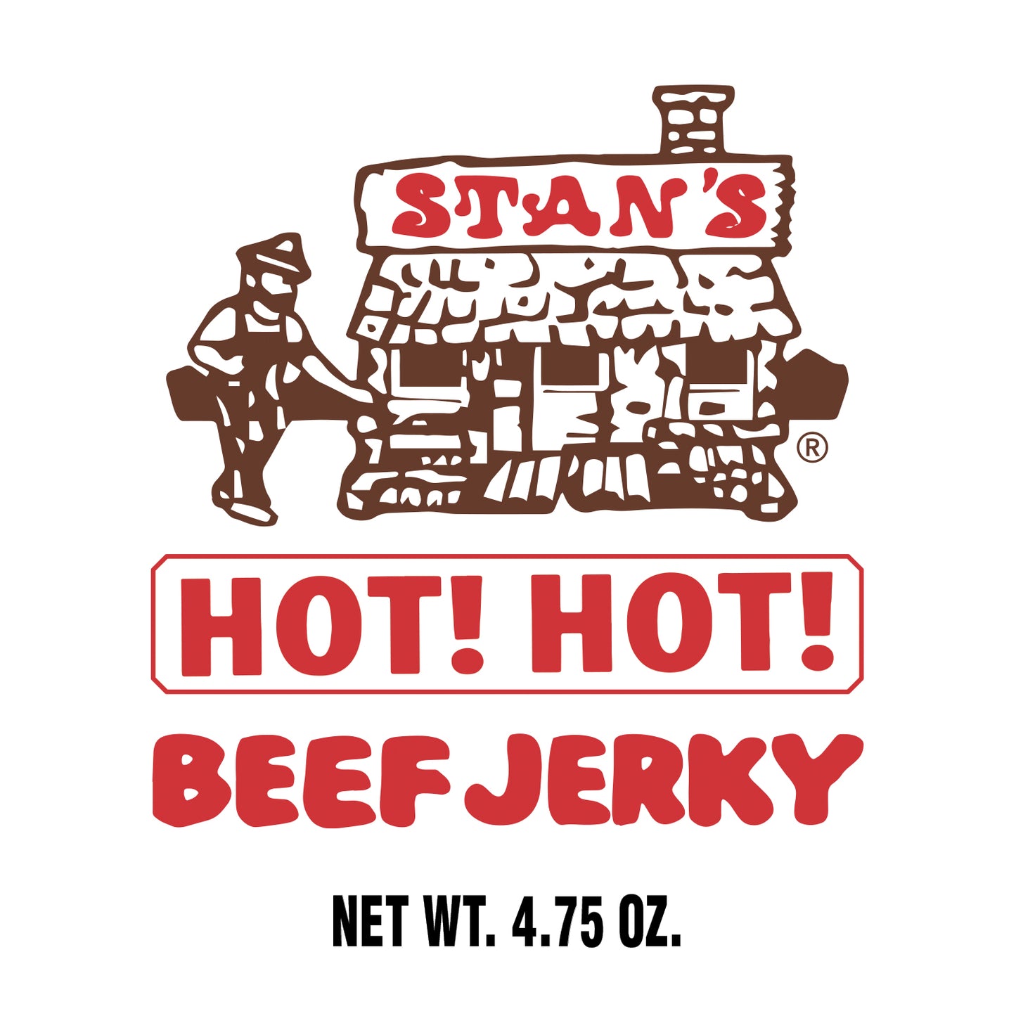 Stan's Beef Jerky - 4.75oz Hot Hot!
