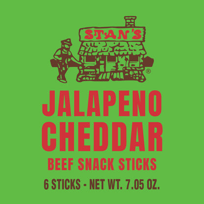 Stan's Beef Snack Sticks - 7.05oz Jalapeno Cheddar