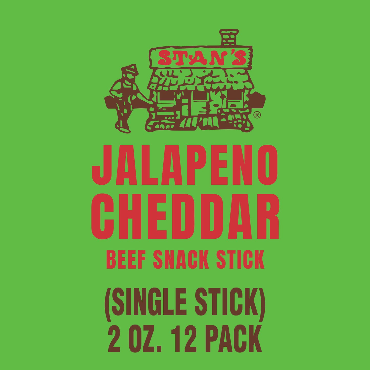 Stan's Beef Snack Stick BULK - 20 Pack - 2oz Jalapeno Cheddar – Stan's ...