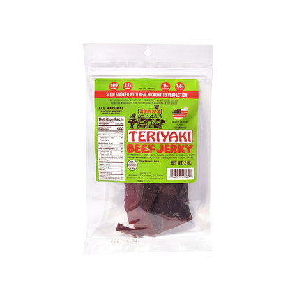 Stan's Beef Jerky BULK - 4 Pack - 2oz Teriyaki