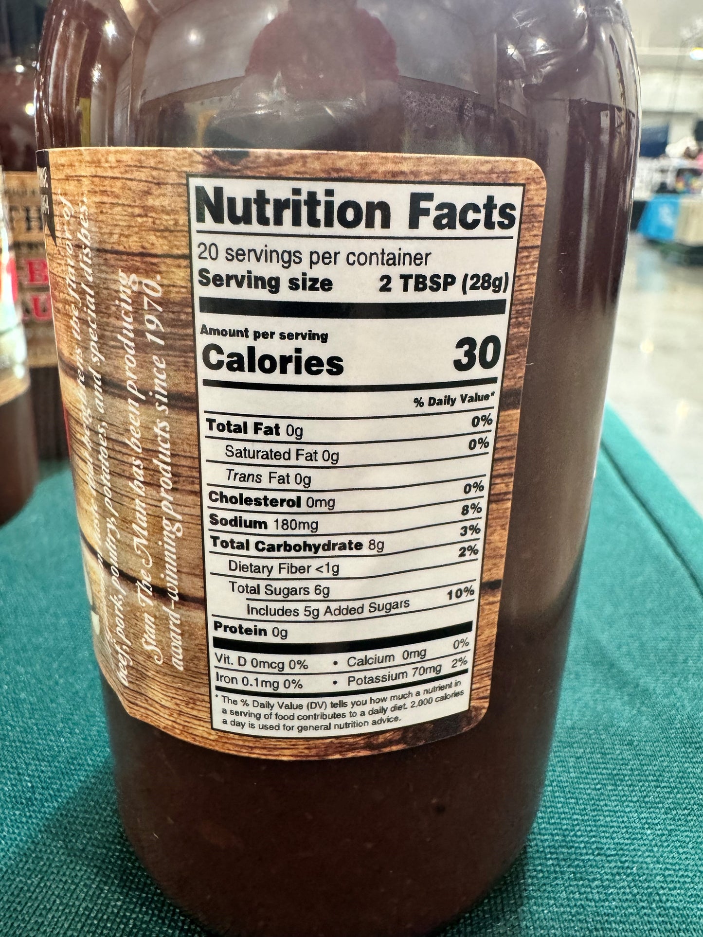 STAN THE MAN BBQ Sauce 20oz bottle